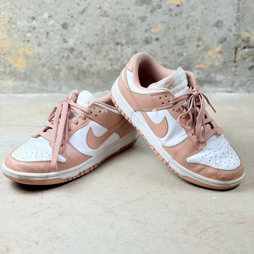 Nike Dunk Low DD1503-118 Women's Sneakers 9 White Rose Whisper Athletic Shoes